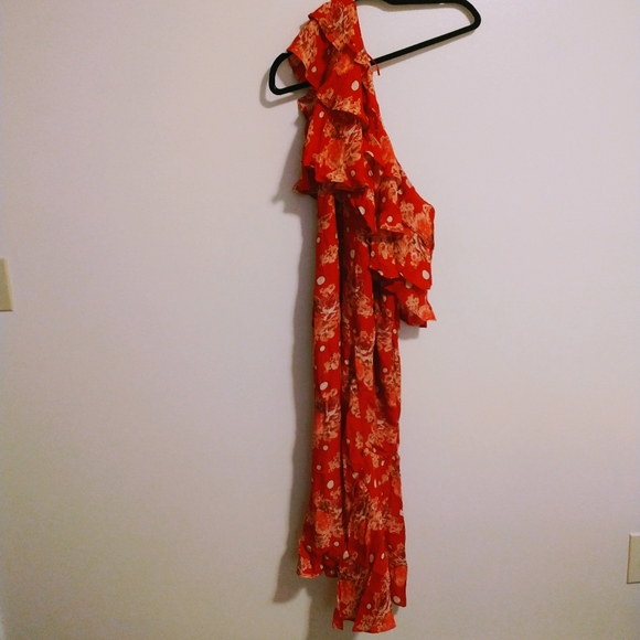 NWT La Maison Talulah Florence midi ruffle dress xl - Picture 2 of 5